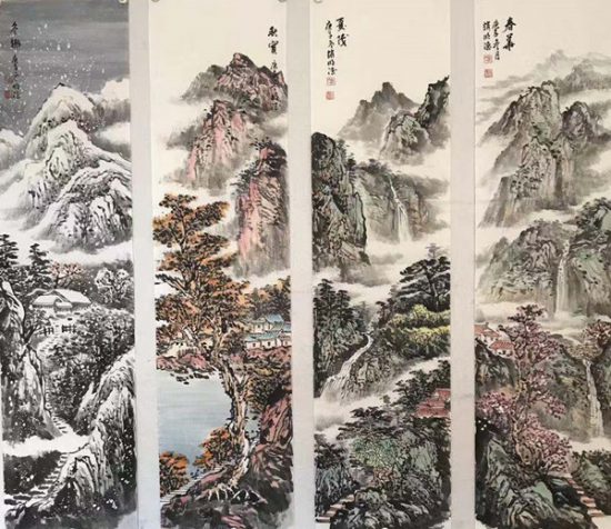 当代山水画家赵明德作品欣赏